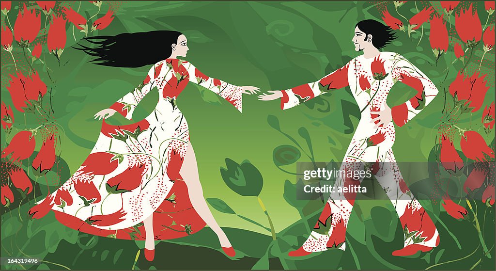 Spring Dance Header Spring Dance High-Res Vector Graphic - Getty Images