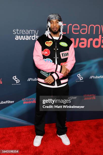 Armani White attends the 2023 Streamy Awards at Fairmont Century Plaza on August 27, 2023 in Los Angeles, California.