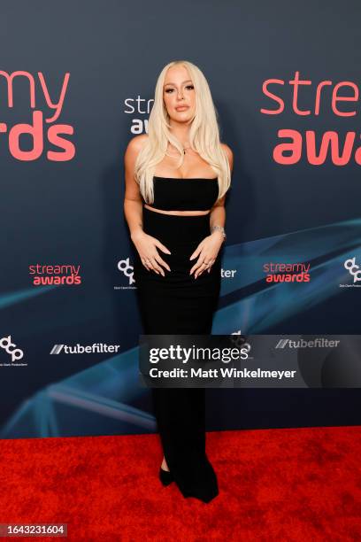 Tana Mongeau attends the 2023 Streamy Awards at Fairmont Century Plaza on August 27, 2023 in Los Angeles, California.