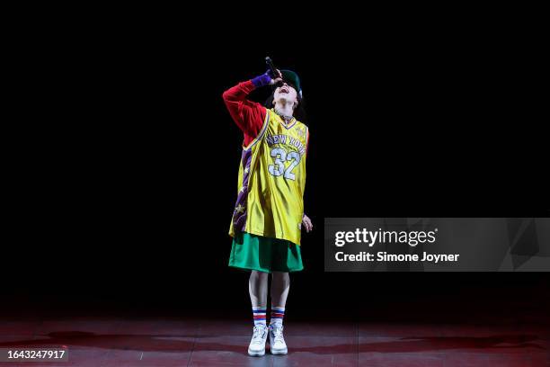 Billie Eilish performs live on the main stage during day three of Reading Festival 2023 at Richfield Avenue on August 27, 2023 in Reading, England.