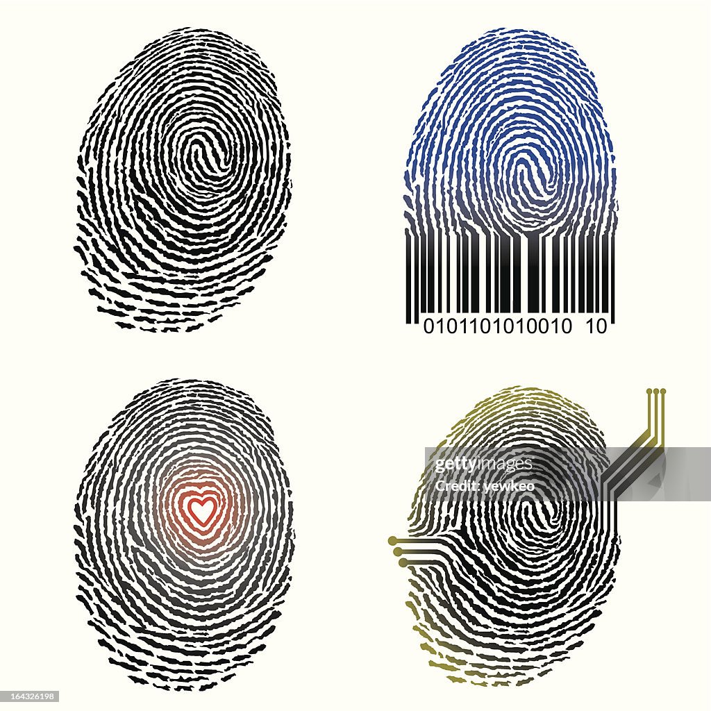 Sample Finger Design Fingerprint Design High-Res Vector Graphic - Getty Images