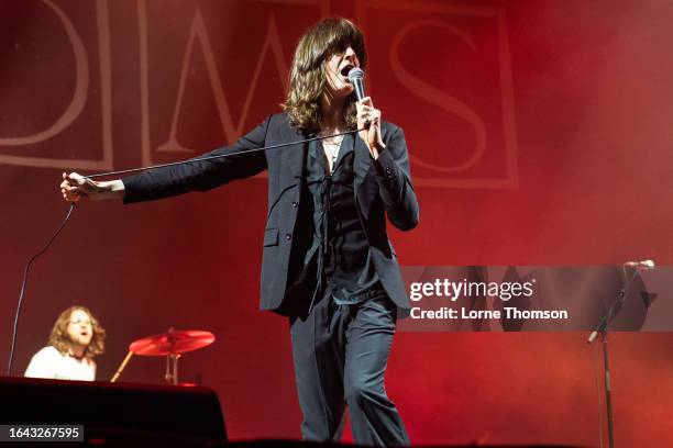 Tom Ogden of Blossoms performs during The Big Feastival 2023 at Alex James' Farm on August 27, 2023 in Kingham, Oxfordshire.