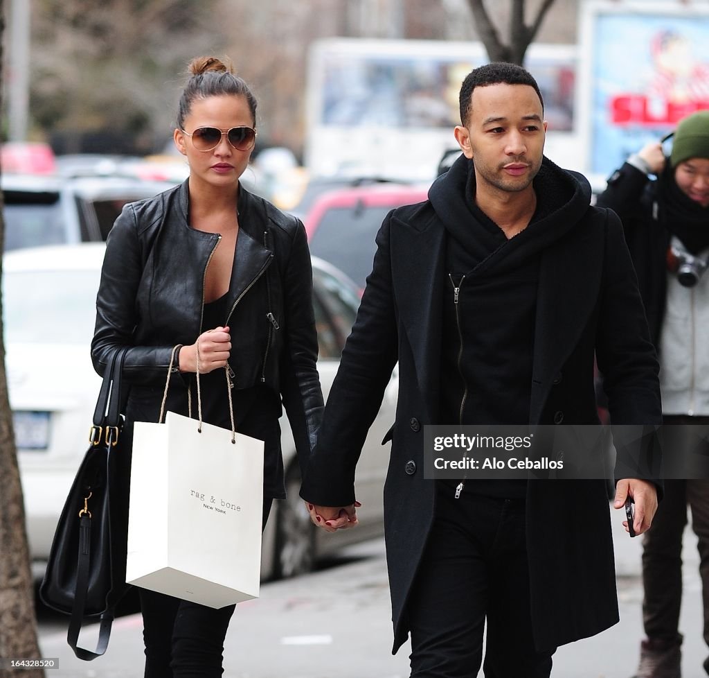 Celebrity Sightings In New York City - March 22, 2013