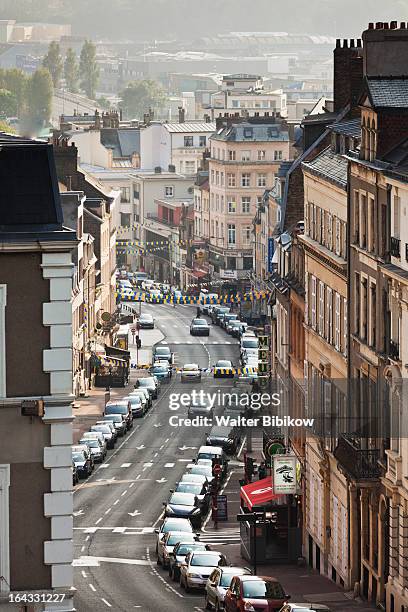 boulogne sur mer, france, exterior view - boulogne sur mer stockfoto's en -beelden