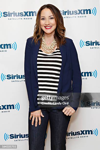 Actress Bree Turner visits the SiriusXM Studios on March 22, 2013 in New York City.