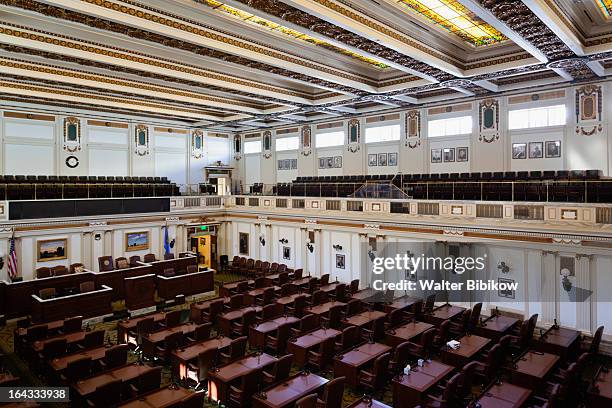 oklahoma city, oklahoma, interior view - u.s. house of representatives stock pictures, royalty-free photos & images