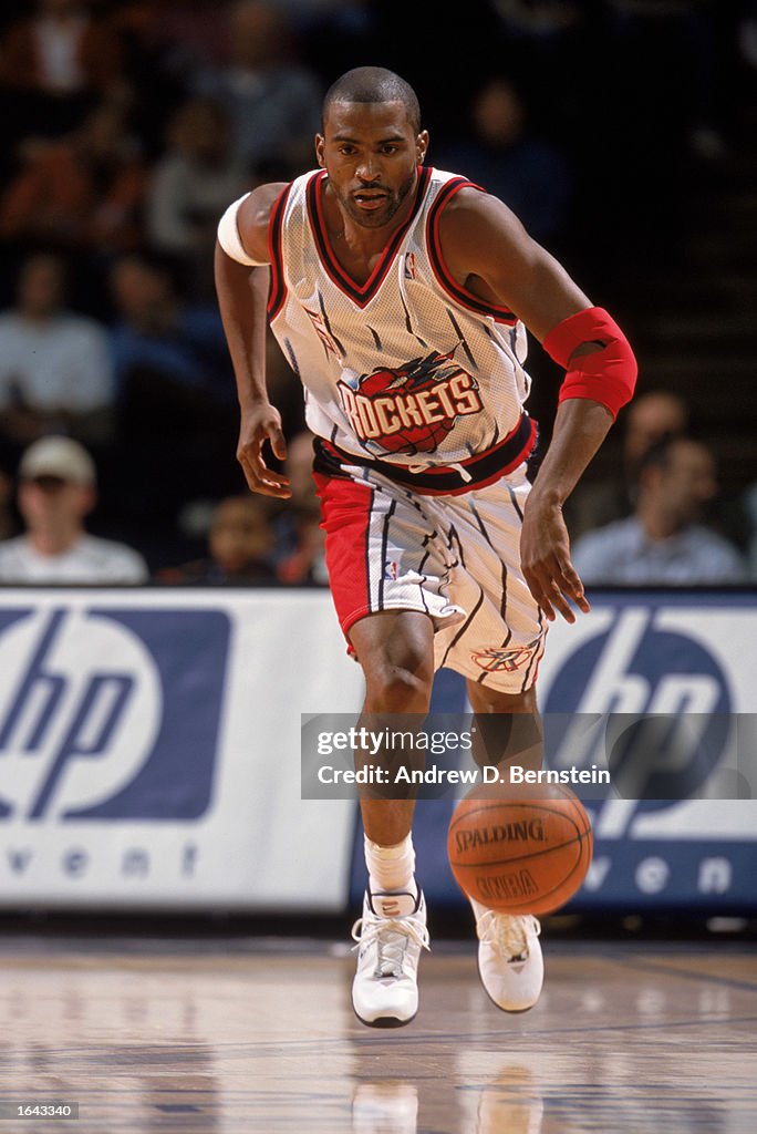 Cuttino Rashawn Cuttino Mobley of the Houston Rockets moves the ball forward during ...