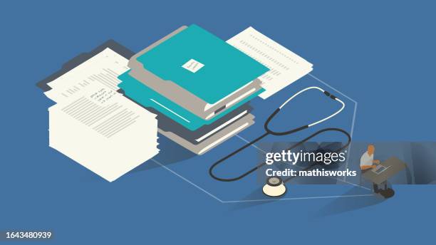 stockillustraties, clipart, cartoons en iconen met healthcare caseload - medische artikelen
