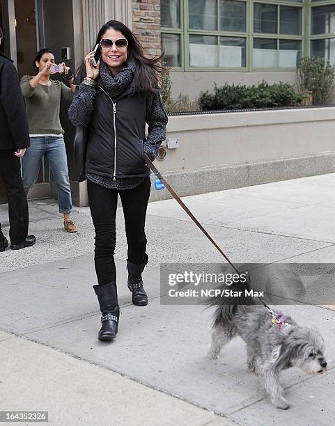 Personality Bethenny Frankel as seen on March 22, 2013 in New York City.