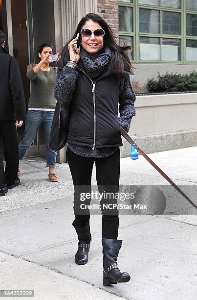 Personality Bethenny Frankel as seen on March 22, 2013 in New York City.