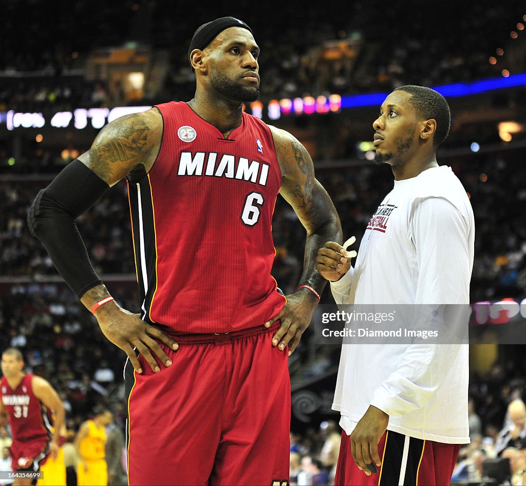 Cleveland Cavaliers v Miami Heat 3-20-2013
