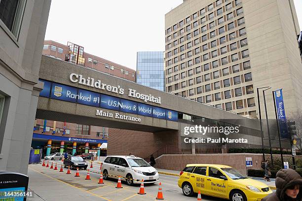 General view of Boston's Children's Hospital on March 22, 2013 in Boston.