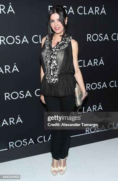 Adriana de Moura attends the grand opening of Rosa Clara store on March 22, 2013 in Coral Gables, Florida.