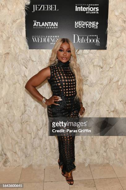Phaedra Parks attends 2023 Fashion Statement at Phipps Plaza on August 27, 2023 in Atlanta, Georgia.