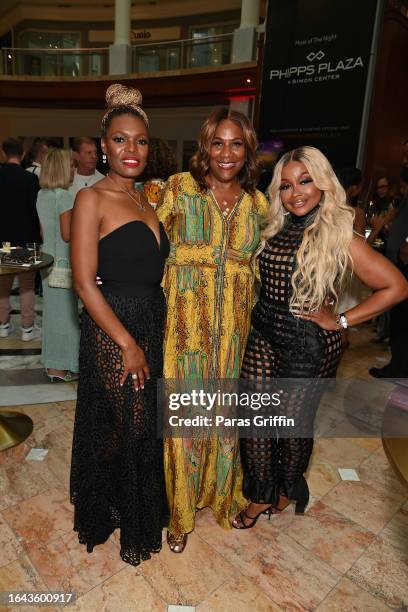 Marsha Archer, Karyn Greer and Phadera Parks attend 2023 Fashion Statement at Phipps Plaza on August 27, 2023 in Atlanta, Georgia.