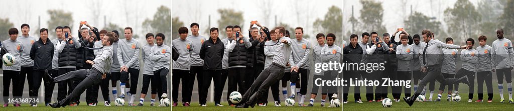 David Beckham Visits Wuhan Zall Football Club