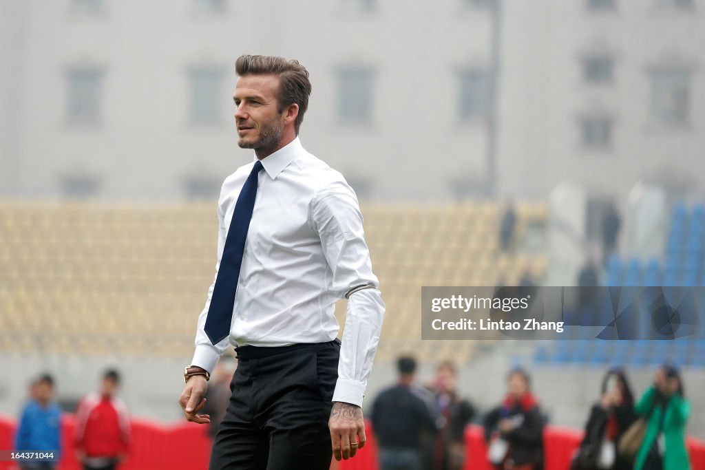 David Beckham Visits China - Day 4