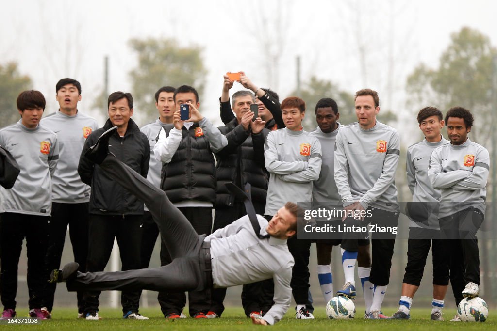 David Beckham Visits China - Day 4