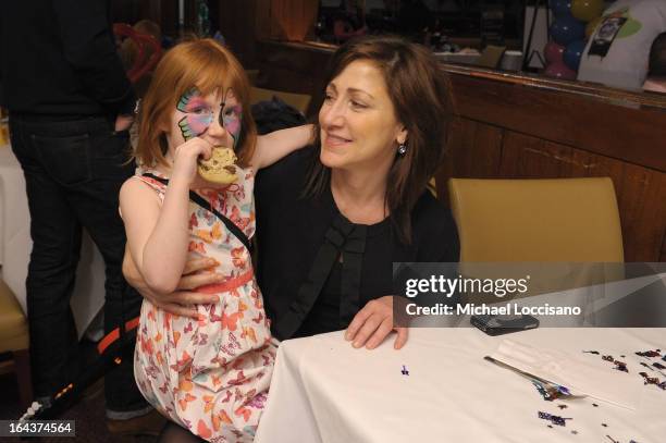 Macy Falco and actress Edie Falco attend Disney Live! Mickey's Music Festival at Madison Square Garden on March 23, 2013 in New York City.