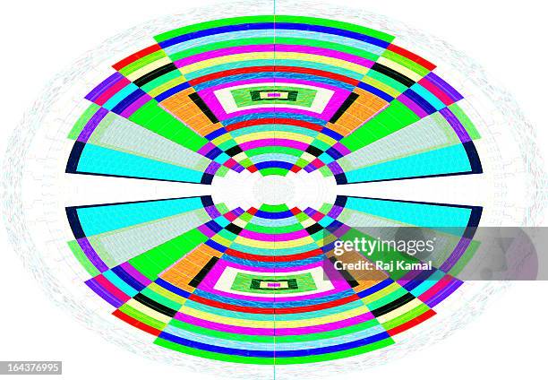 Disc Color Background Coloured Disc White Background Digital High-Res Vector Graphic - Getty ...