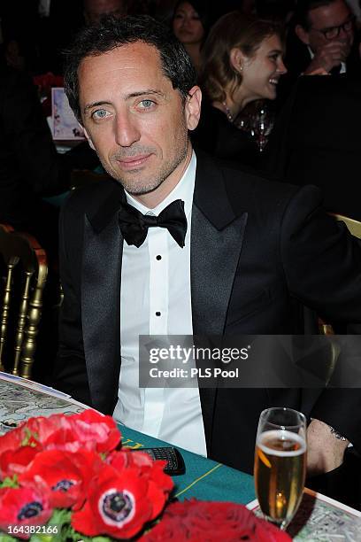 Gad Elmaleh attends the 'Bal De La Rose Du Rocher' in aid of the Fondation Princess Grace on the 150th Anniversary of the SBM at Sporting Monte-Carlo...