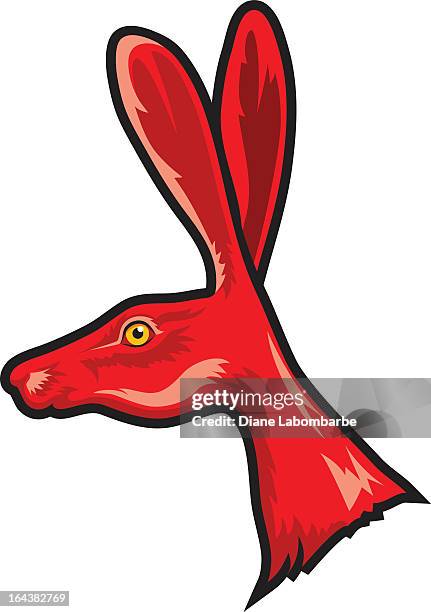 jack rabbit mascot - jackrabbit stock illustrations