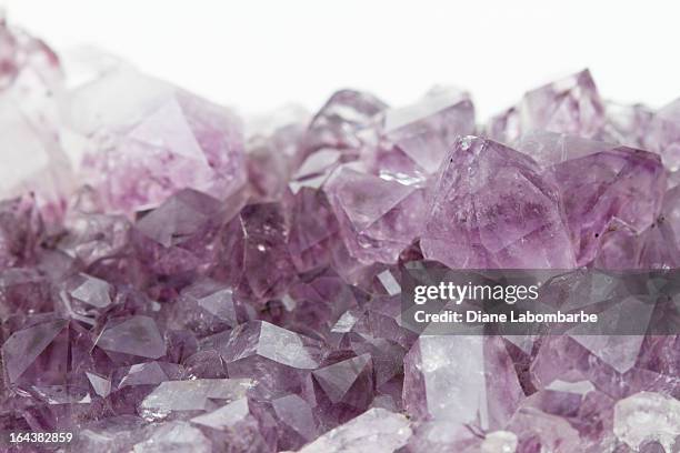 amethyst geode - geode stock pictures, royalty-free photos & images