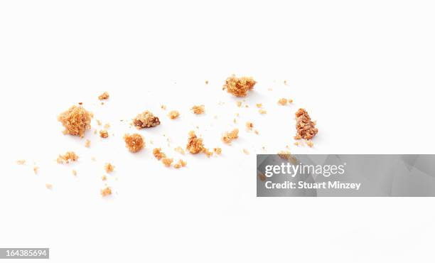 cookie crumbs - biscuit stockfoto's en -beelden