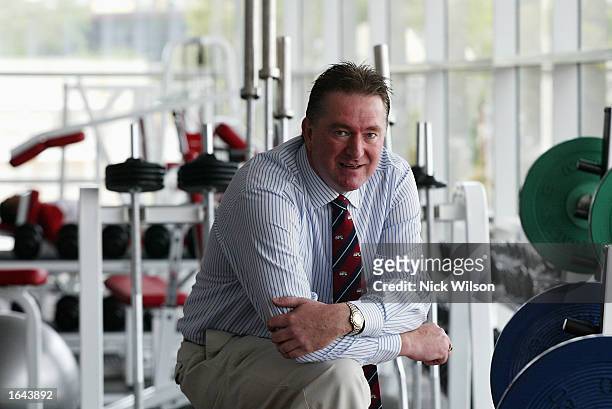 Sydney Swans Football Manager Andrew Ireland poses for the camera in the new Basil Sellers Centre at the Sydney Cricket Ground in Sydney, Australia...