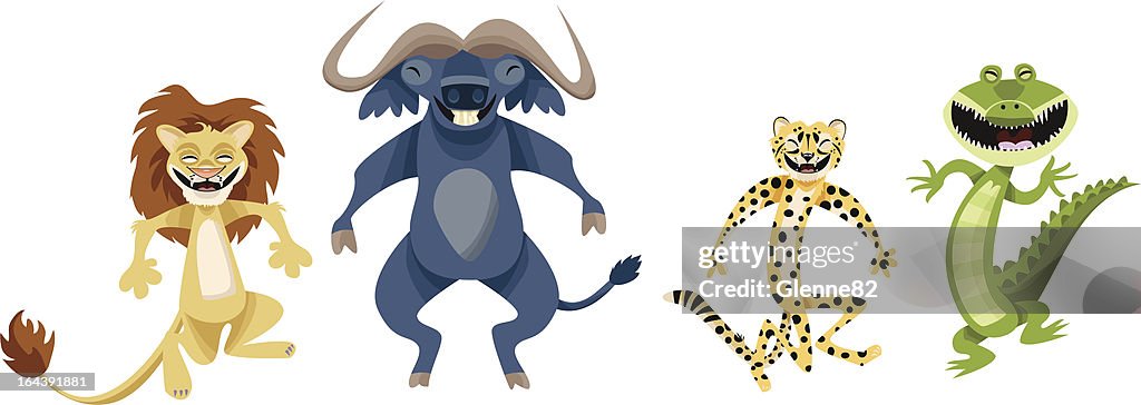 Happy African Animals