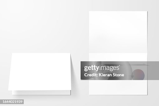 Folded Blank Paper Inside and Out Folded Blank Paper Inside and Out