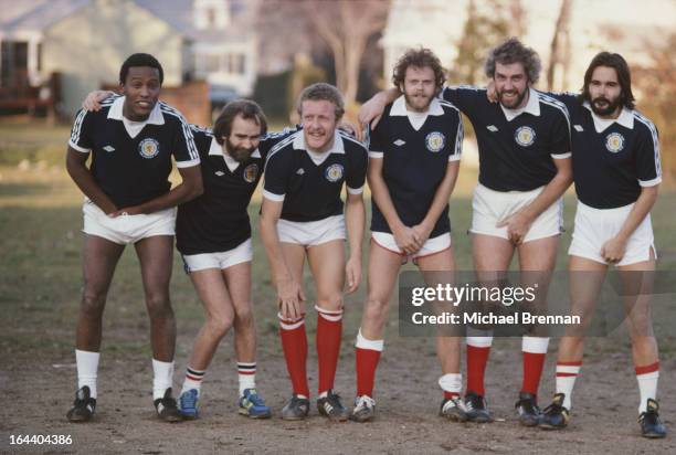 Scottish funk and R&B band Average White Band in New York City, December 1978.