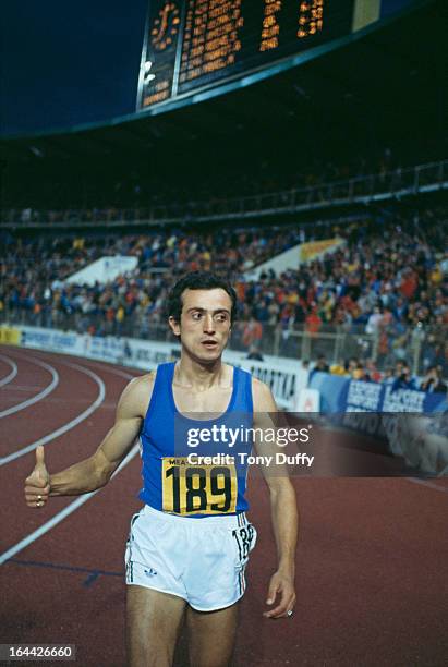 Italian sprinter Pietro Mennea , 1978.