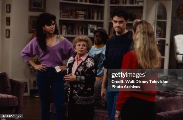 Los Angeles, CA Lisa Alpert, Doctor Ruth Westheimer, Allison Dean, Tim Conlon, Tammy Amerson appearing in the unsold ABC tv series 'Dr Ruth's House',...