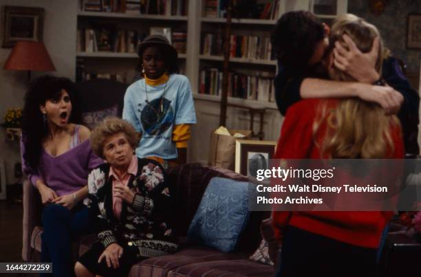 Los Angeles, CA Lisa Alpert, Doctor Ruth Westheimer, Allison Dean, Tim Conlon, Tammy Amerson appearing in the unsold ABC tv series 'Dr Ruth's House',...