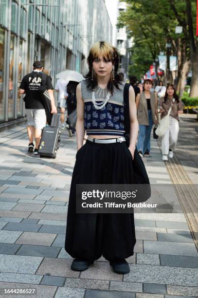 Guest during Rakuten Fashion Week TOKYO 2024 S/S on August 28, 2023 in Tokyo, Japan.