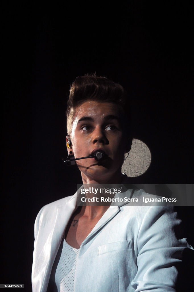 Justin Bieber Performs In Bologna