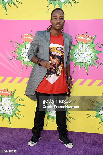 Actor Leon Thomas III arrives at Nickelodeon's 26th Annual Kids' Choice Awards at USC Galen Center on March 23, 2013 in Los Angeles, California.