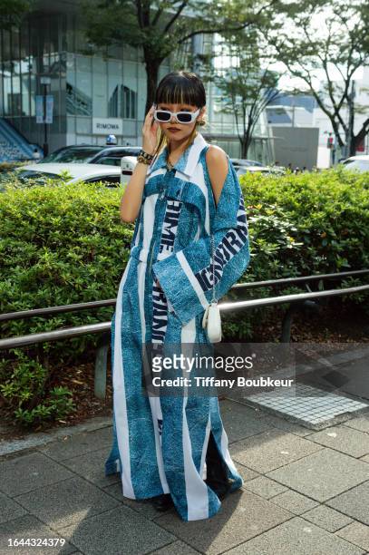 Airi Kusakabe during Rakuten Fashion Week TOKYO 2024 S/S on August 28, 2023 in Tokyo, Japan.