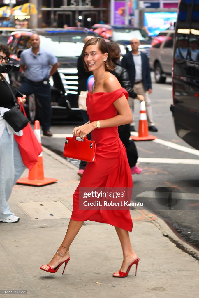Celebrity Sightings In New York City - August 28, 2023
