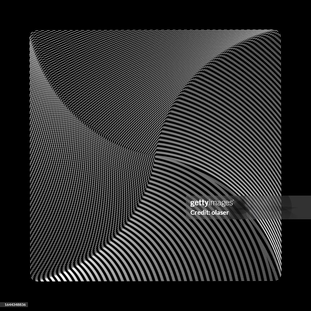 Dashed Rotating Square Rotating 3d Dashedline Square Shape High-Res Vector Graphic - Getty Images