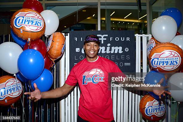 Clippers Small Forward Caron Butler makes appearance at Five Four at Westfield Mall in Culver City on March 23, 2013 in Culver City, California.