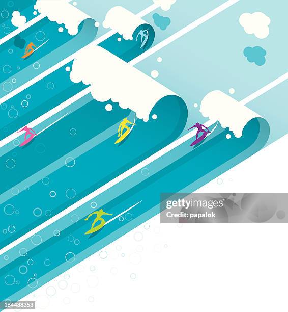 Surf Wave Pattern Photos and Premium High Res Pictures - Getty Images