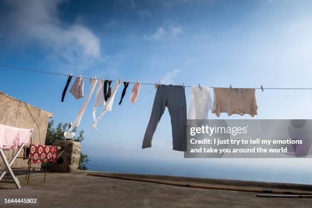 hiking ischia and procida isle, napoli. campania region, italy - sierra capri fotografías e imágenes de stock