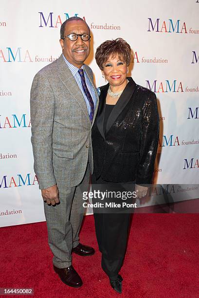 George Faison and Vy Higginsen attend "Mama I Want To Sing" 30th Anniversary Gala Celebration at The Dempsey Theatre on March 23, 2013 in New York...