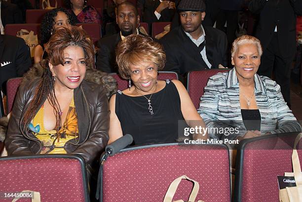 Valerie Simpson, Cissy Houston, and Dionne Warwick attend "Mama I Want To Sing" 30th Anniversary Gala Celebration at The Dempsey Theatre on March 23,...
