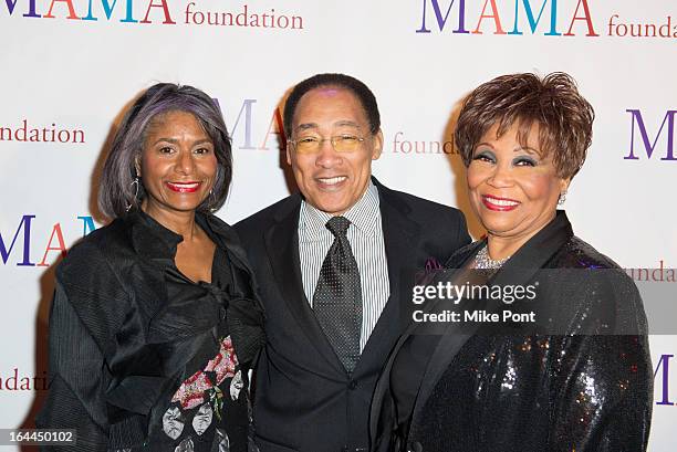 Keith Alexander and Vy Higginsen attend "Mama I Want To Sing" 30th Anniversary Gala Celebration at The Dempsey Theatre on March 23, 2013 in New York...