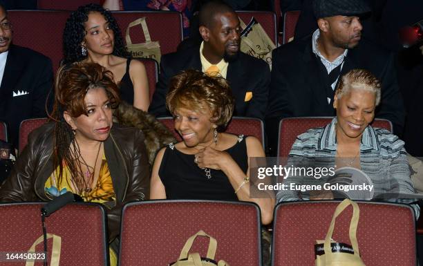 Valerie Simpson, Cissy Houston and Dionne Warwick attend "Mama I Want To Sing" 30th Anniversary Gala Celebration at The Dempsey Theatre on March 23,...