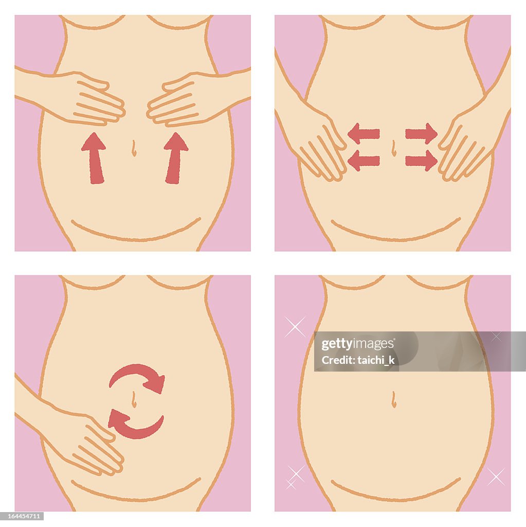 Massage of a pregnant woman