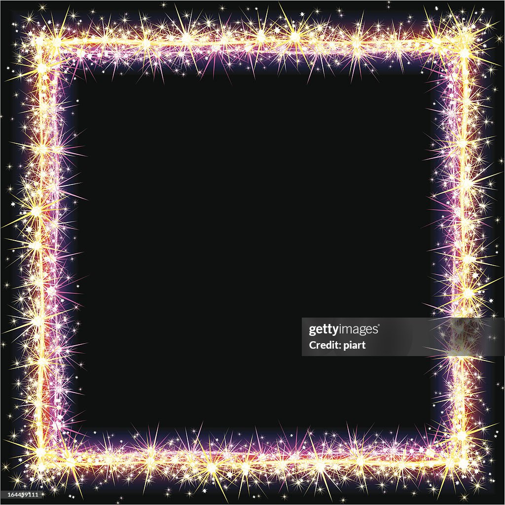 Spark Frame Sparkling Frame High-Res Vector Graphic - Getty Images